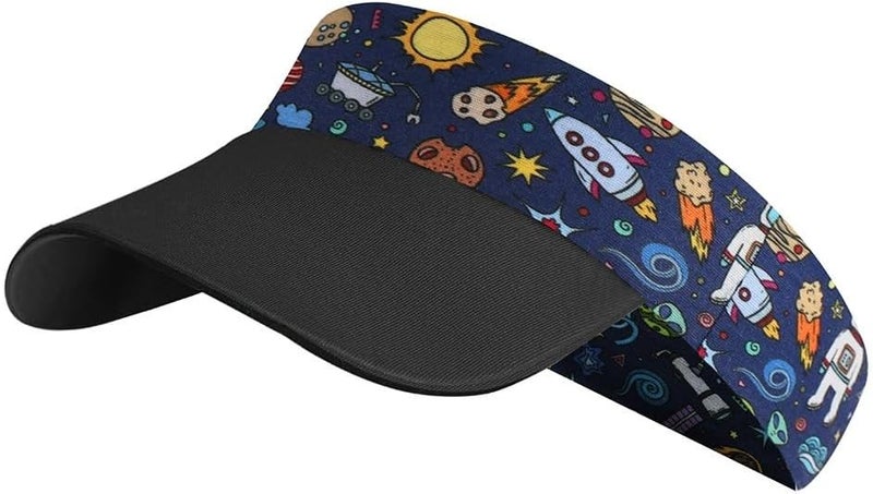 Holiberty Kids Boys Girls Quick Dry Cooling Sun Visor Beach Hat UPF50 Elastic Sports Headbands Summer Tennis Golf Cap Sun Hat Age 3-12 - Image 1